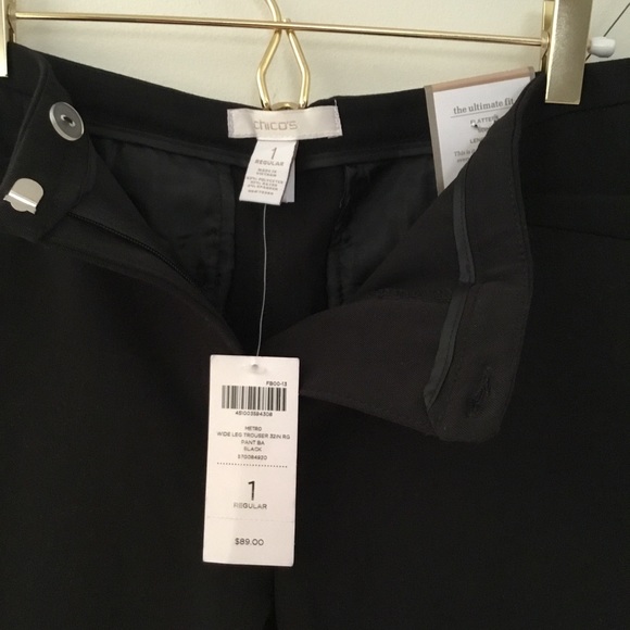 Chico’s METRO WIDE-LEG TROUSER PANTS - Picture 15 of 16